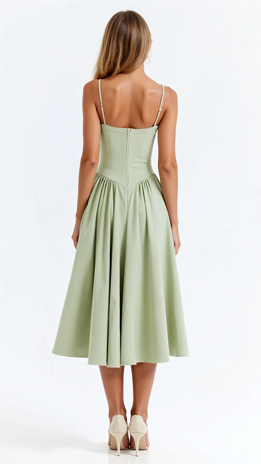 Odette Corset Midi Dress - Nextleian
