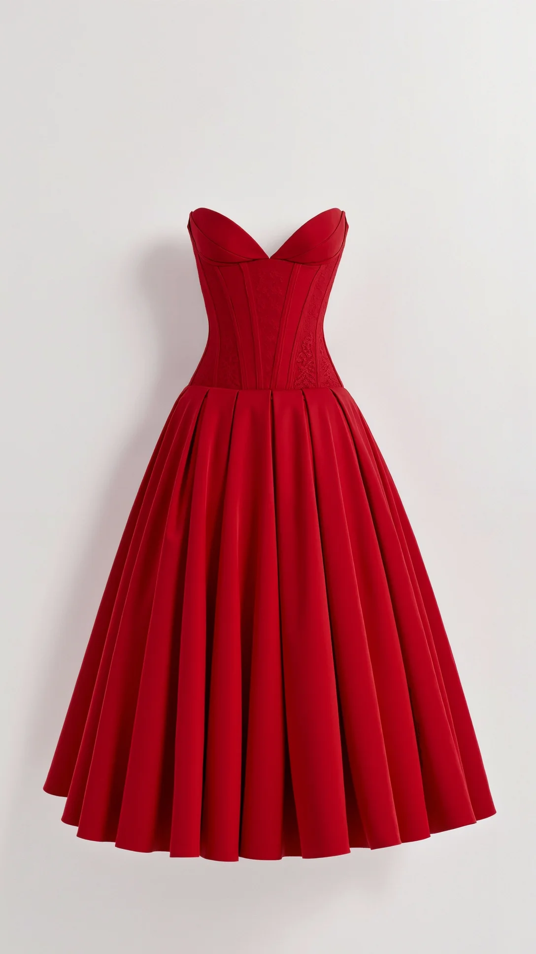 Celestia Strapless Midi Dress - Nextleian