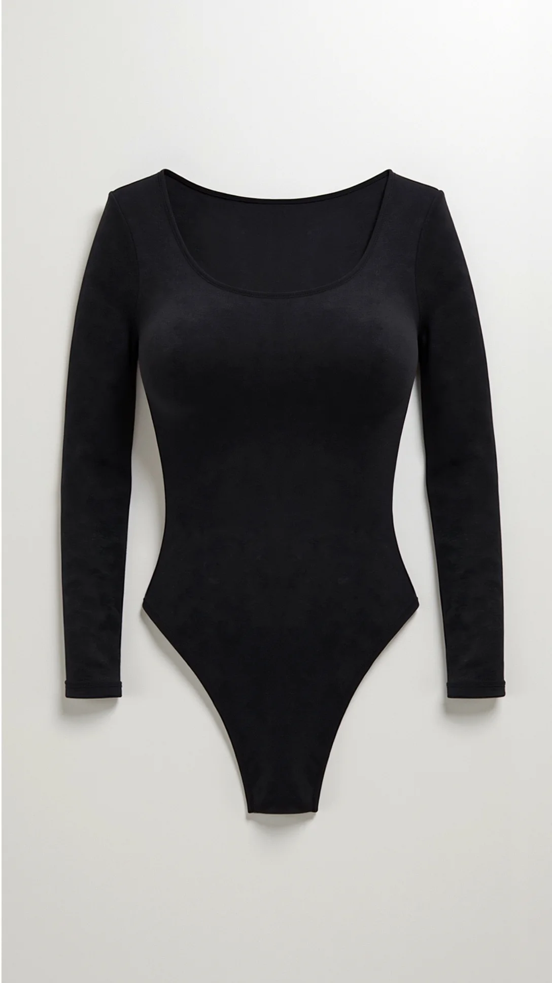 Long Sleeve Thong Bodysuit - Nextleian