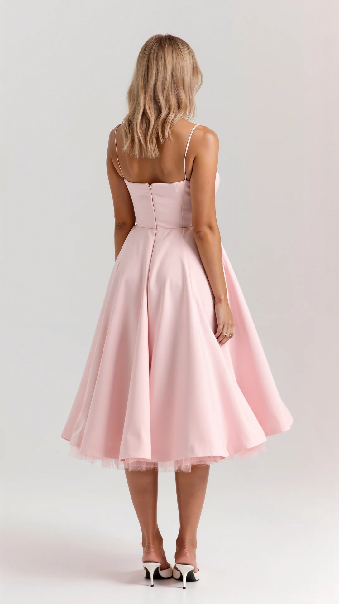 Isolde Tulle Midi Dress - Nextleian
