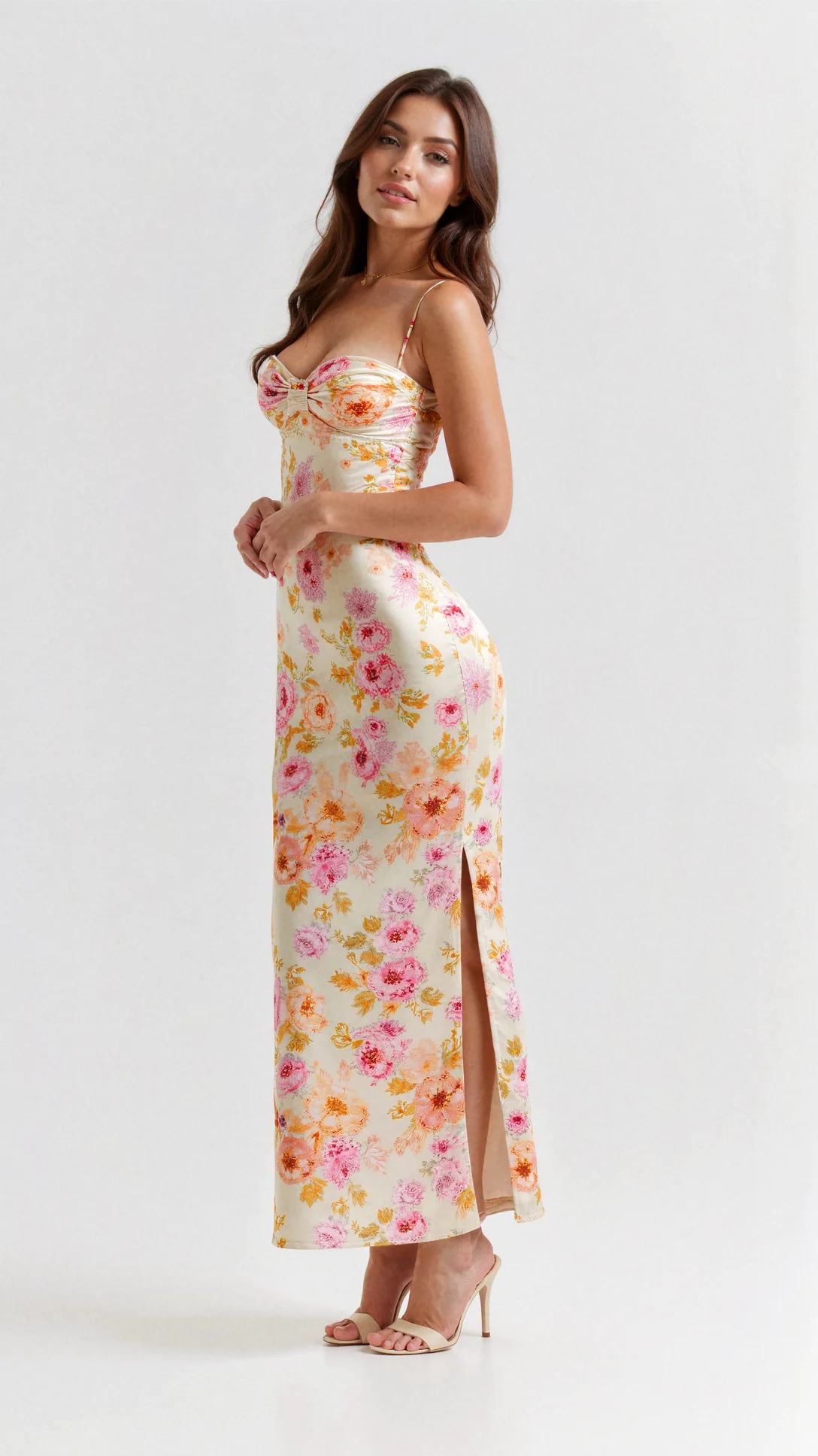 Rafaella Floral Maxi Dress - Nextleian