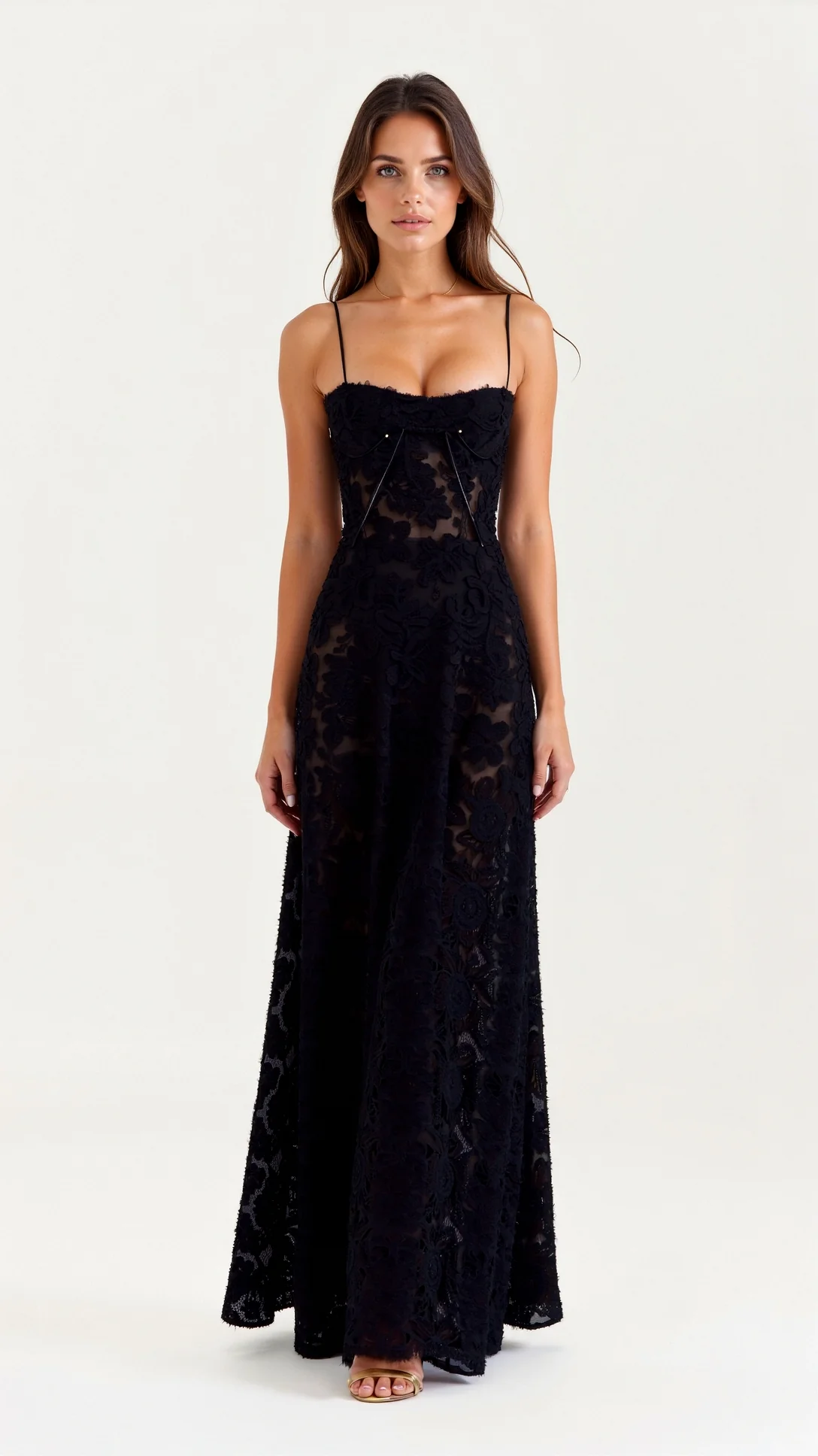 Arabelle Lace Maxi Dress - Nextleian