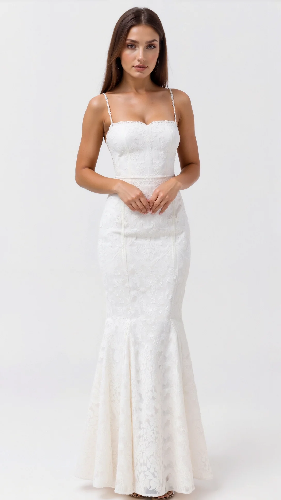 Ysolde Lace Up Maxi Dress - Nextleian