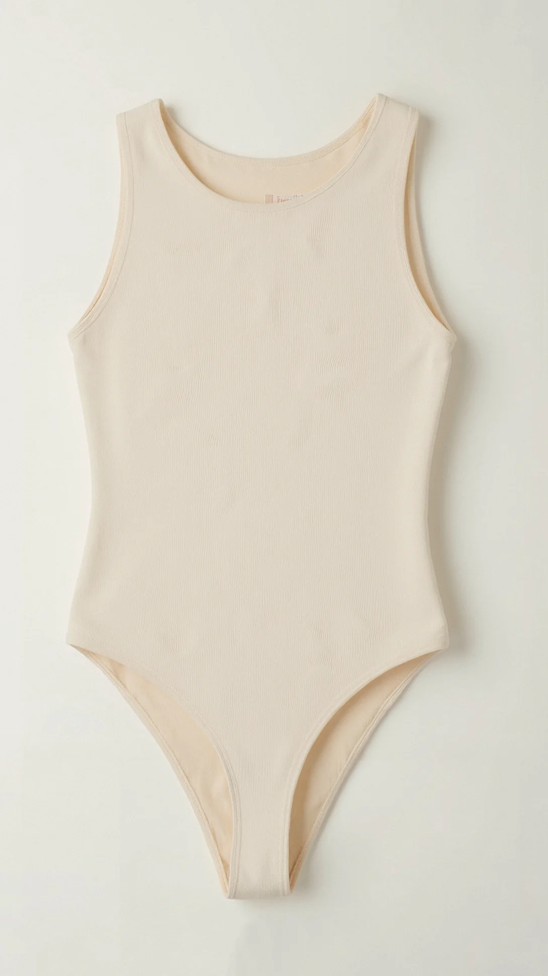 Round Neck Thong Bodysuit - Nextleian
