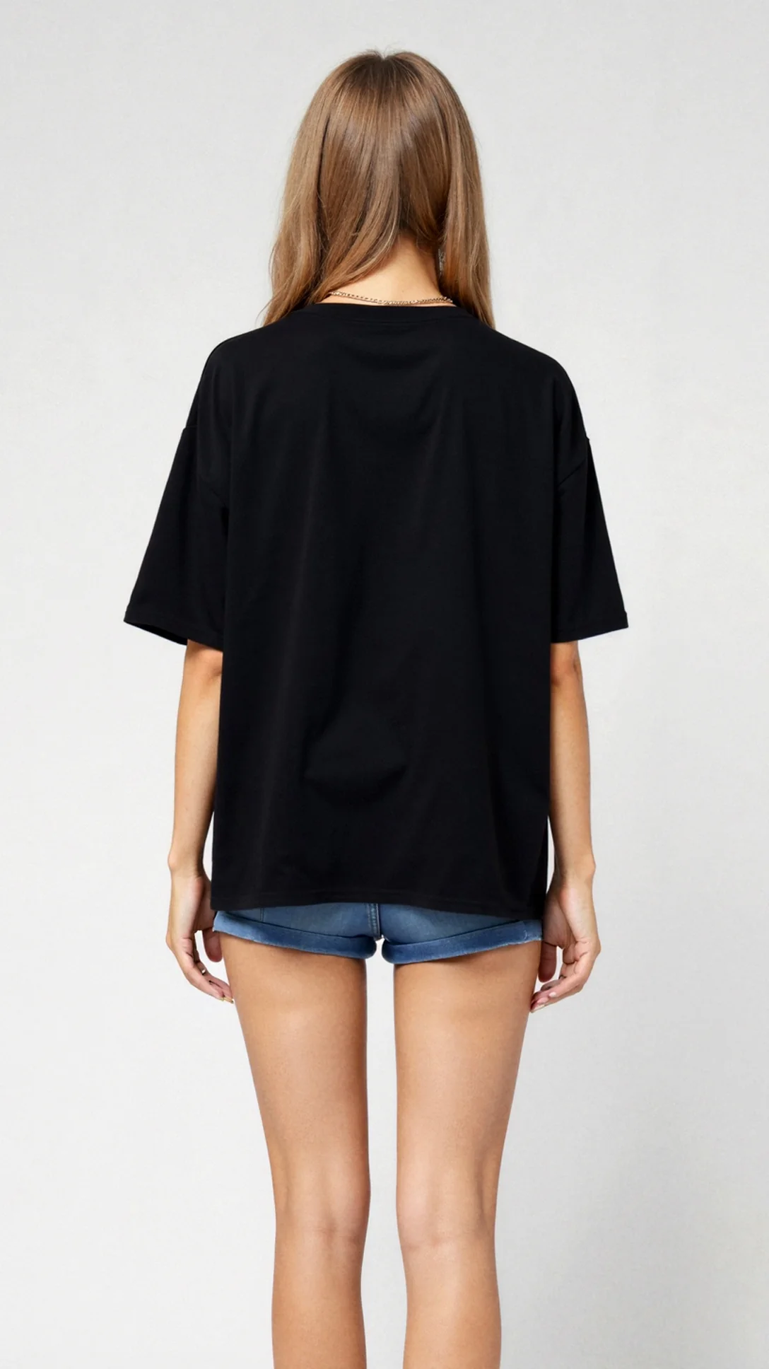 Oriana Basic Oversized T-Shirt - Nextleian