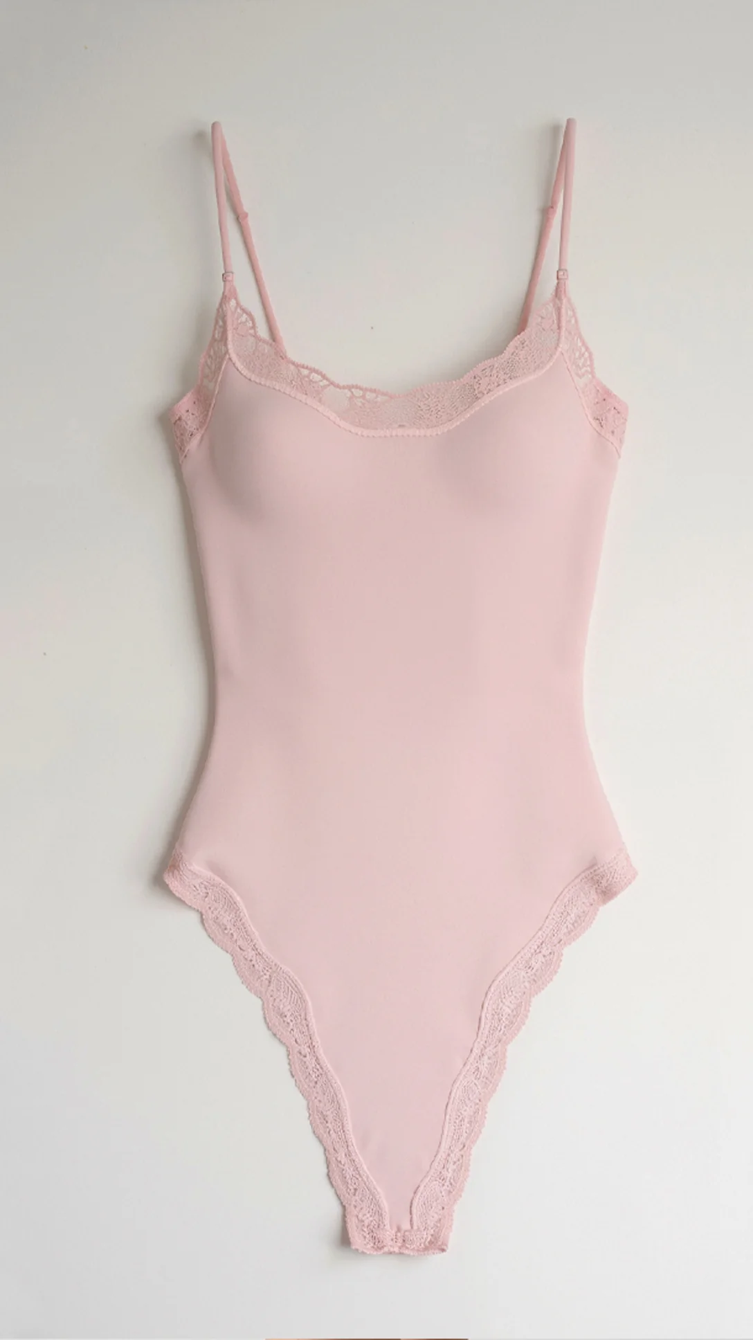 Seamless Lace Thong Bodysuit - Nextleian