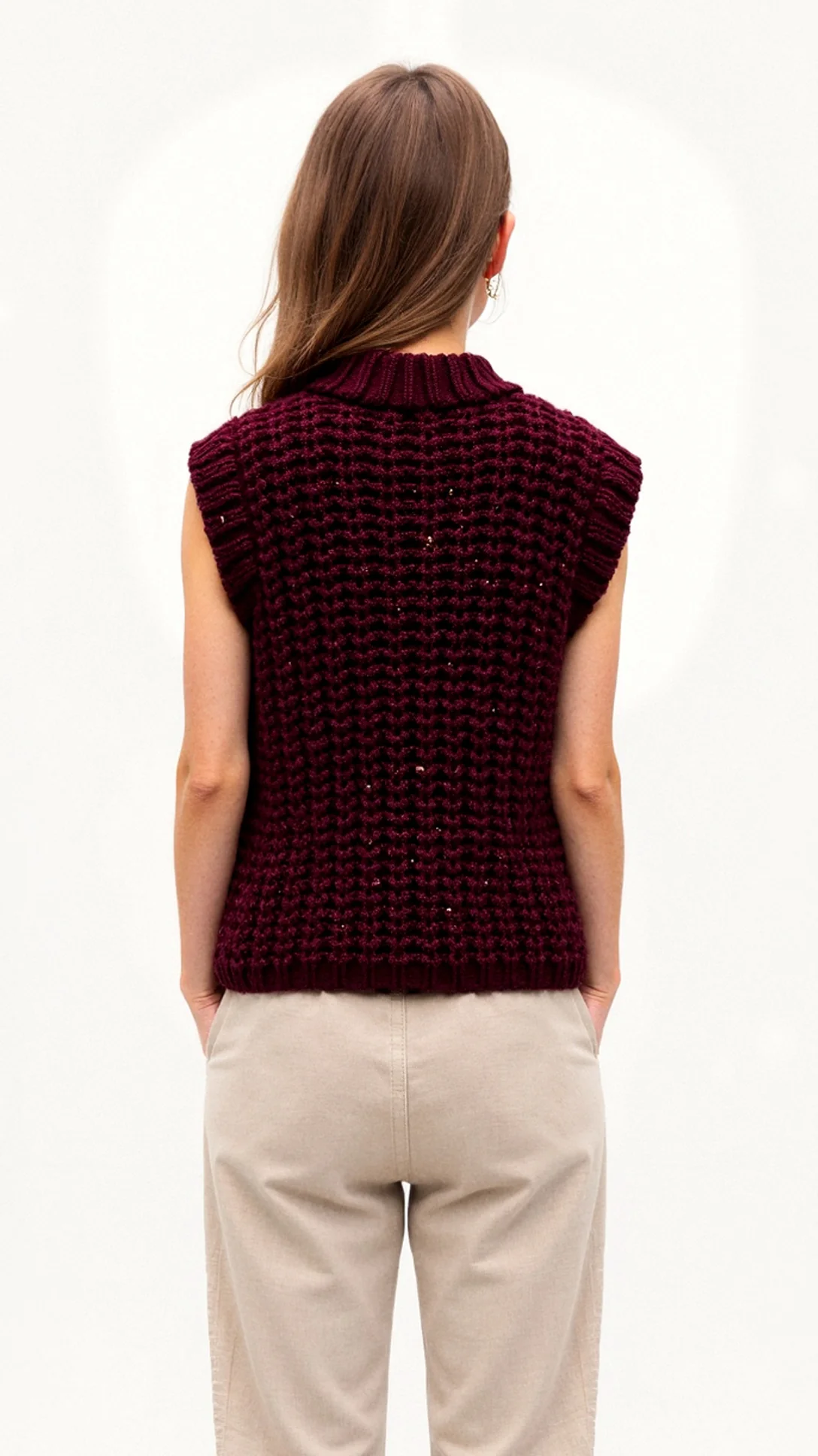 Philomena Knitted Waistcoat - Nextleian