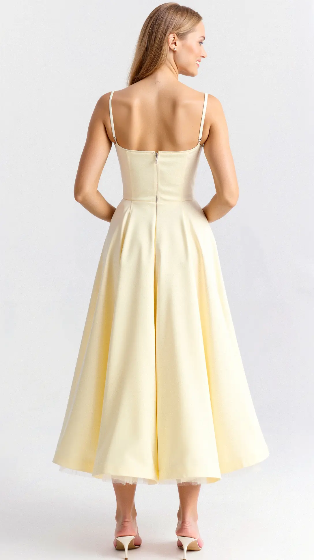 Isolde Tulle Midi Dress - Nextleian