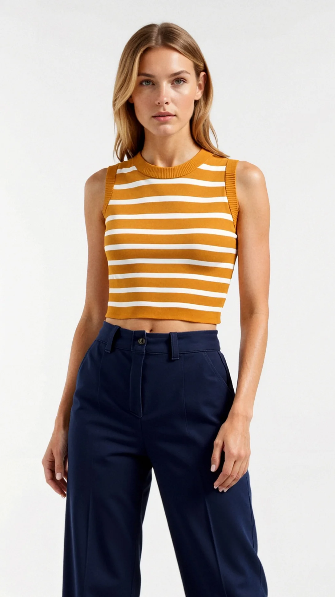 Heloise Striped Tank Top - Nextleian